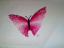 Cross stitch square for Katie B's quilt