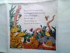 Cross stitch square for Henry M's quilt