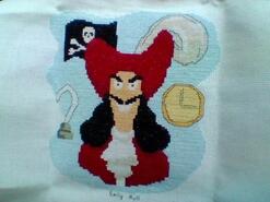 Cross stitch square for Ella-May's quilt