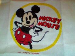 Cross stitch square for Teddie K's quilt