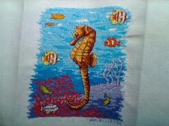 Cross stitch square for Michael M's quilt