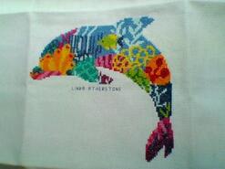 Cross stitch square for Michael M's quilt