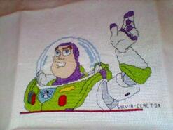 Cross stitch square for Ellis B's quilt