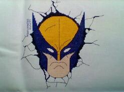Cross stitch square for Christian A's quilt