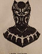 Cross stitch square for Christian A's quilt
