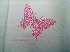 Cross stitch square for Felicity J's quilt