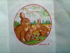 Cross stitch square for Eliana F's quilt