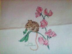 Cross stitch square for Eliana F's quilt