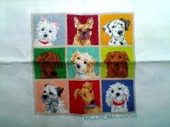 Cross stitch square for Logan J's quilt