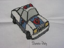 Cross stitch square for Lewis J's quilt