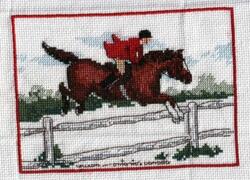 Cross stitch square for Anna-Mae's quilt