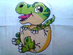Cross stitch square for Vincent M's quilt