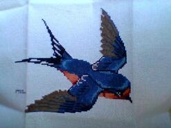 Cross stitch square for Kevin O's quilt