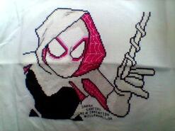 Cross stitch square for Arvin's quilt