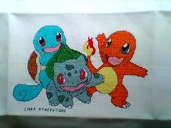 Cross stitch square for Ryley B's quilt