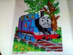 Cross stitch square for Elias D's quilt