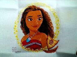 Cross stitch square for Hollie G's quilt
