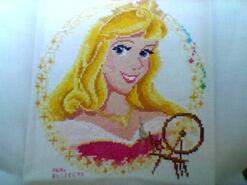 Cross stitch square for Hollie G's quilt