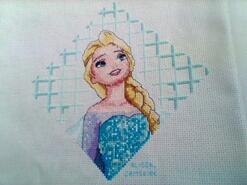 Cross stitch square for Hollie G's quilt