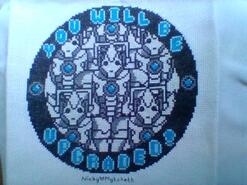Cross stitch square for Jessie D's quilt