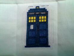 Cross stitch square for Jessie D's quilt