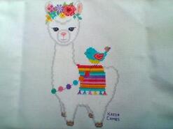 Cross stitch square for Madyson J's quilt