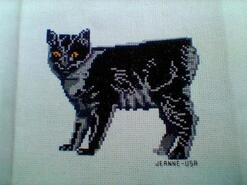 Cross stitch square for Harry B's quilt