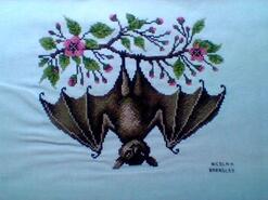 Cross stitch square for Harry B's quilt
