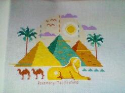 Cross stitch square for Noah K's quilt