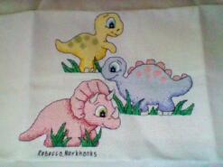 Cross stitch square for Noah B's quilt