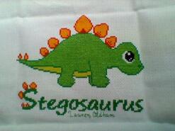 Cross stitch square for Noah B's quilt