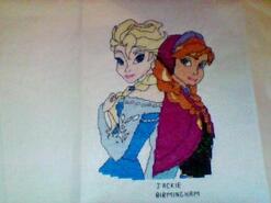 Cross stitch square for Aliza S's quilt