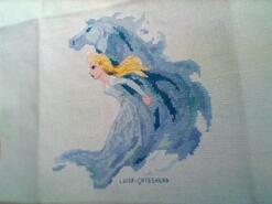 Cross stitch square for Aliza S's quilt