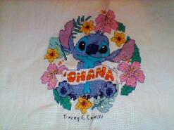 Cross stitch square for Addison A's quilt