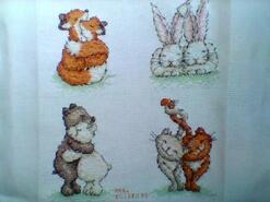 Cross stitch square for George A's quilt