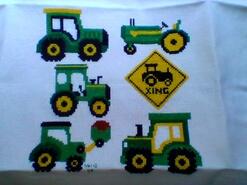Cross stitch square for Jacob W's quilt