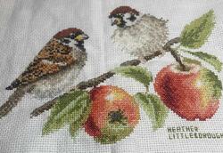 Cross stitch square for Harry's quilt