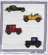 Cross stitch square for Alexander's quilt