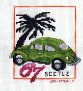 Cross stitch square for Alexander's quilt