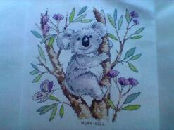 Cross stitch square for Jodie N's quilt