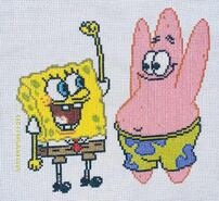 Cross stitch square for Alesha S's quilt