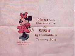Cross stitch square for Sasha H's quilt