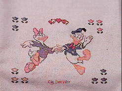 Cross stitch square for Sasha H's quilt