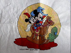 Cross stitch square for Sasha H's quilt