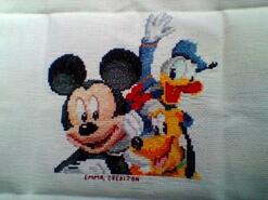 Cross stitch square for Mustafa A's quilt