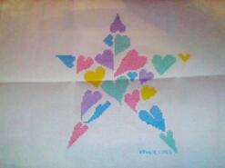 Cross stitch square for Molly M's quilt