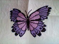 Cross stitch square for Molly M's quilt