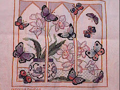 Cross stitch square for Neve D's quilt