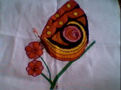 Cross stitch square for Neve D's quilt