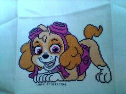 Cross stitch square for Archie F's quilt
